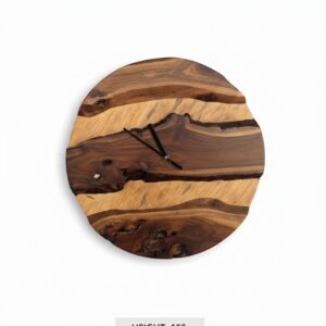 wooden wall clock