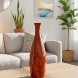 WOODEN VASE
