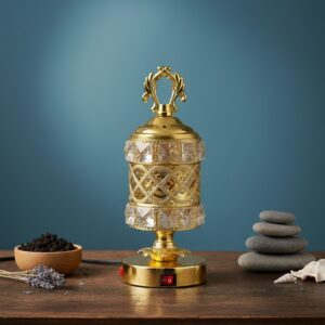 PREMIUM ARABIC CRYSTAL BUKHOOR BURNER /DECORATIVE LAMP