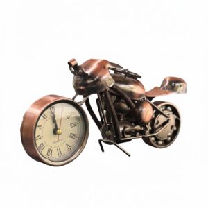 METAL BIKE WITH CLOCK