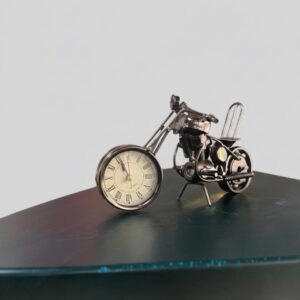 METAL BIKE WITH CLOCK