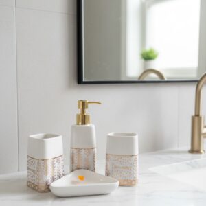CERAMIC BATHROOM SET